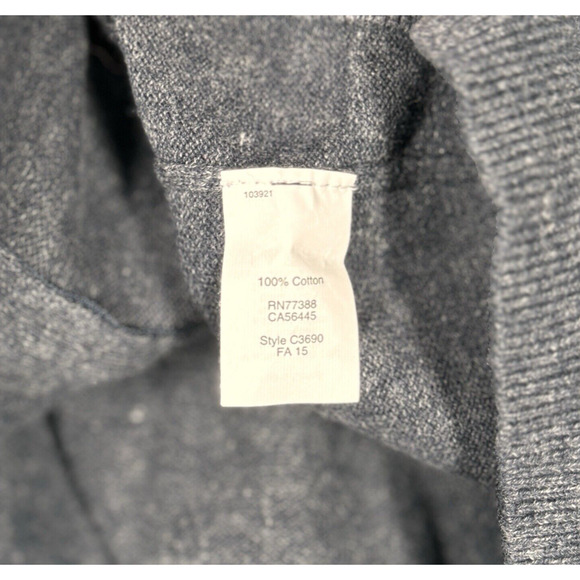 J Crew Sweater‎ Mens XL Blue Zip Up Hoodie Classic Preppy Normcore Classiccore - Picture 7 of 9